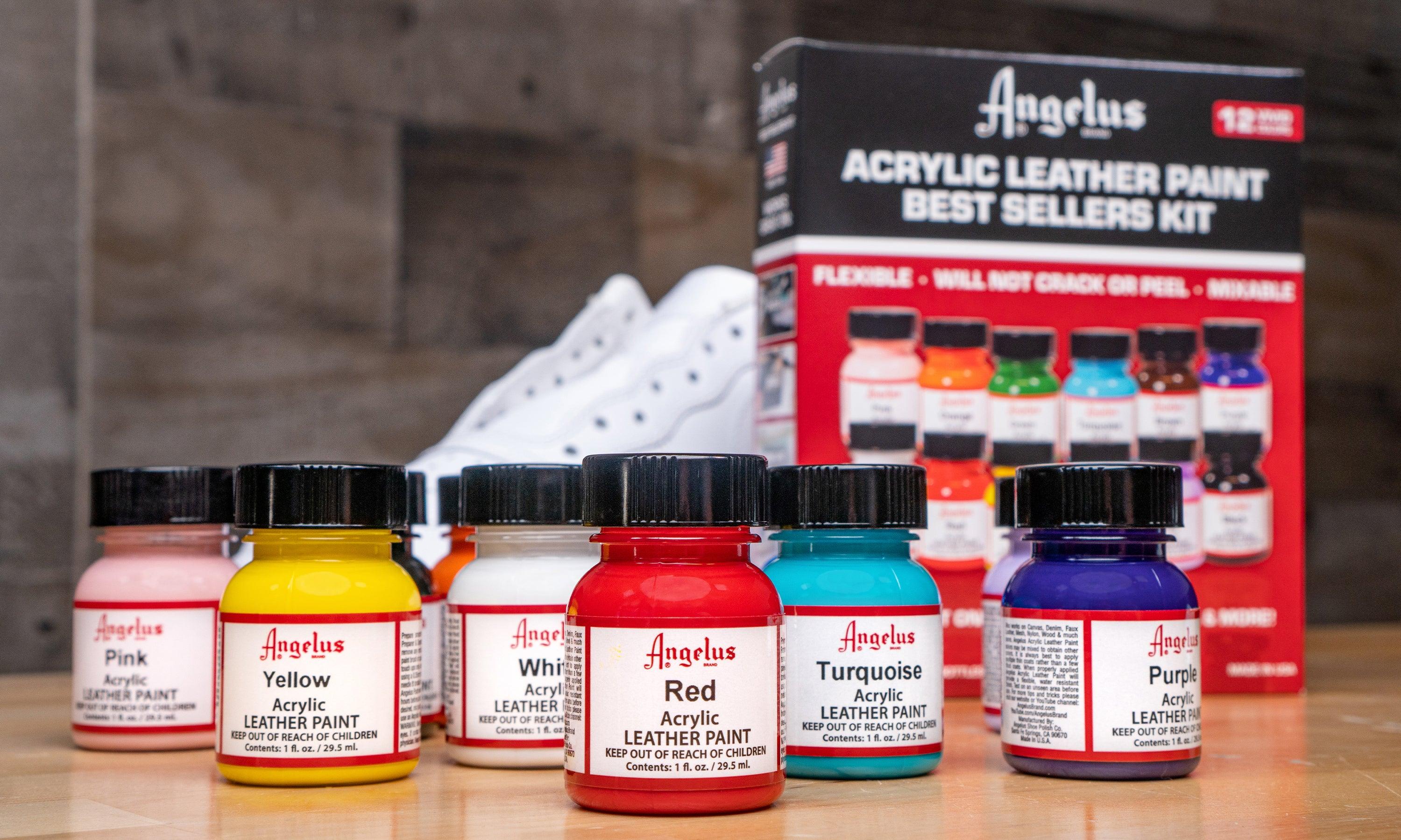 Angelus Acrylic Leather Paint Best Sellers Kit