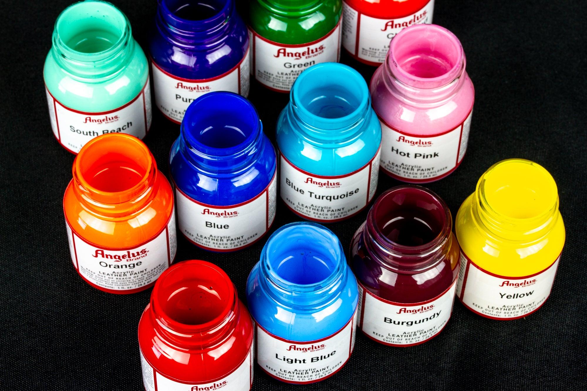 Acrylic Leather Paint, White Ivory - Paint Custom Shoes, Sneakers & Bags 1  oz.