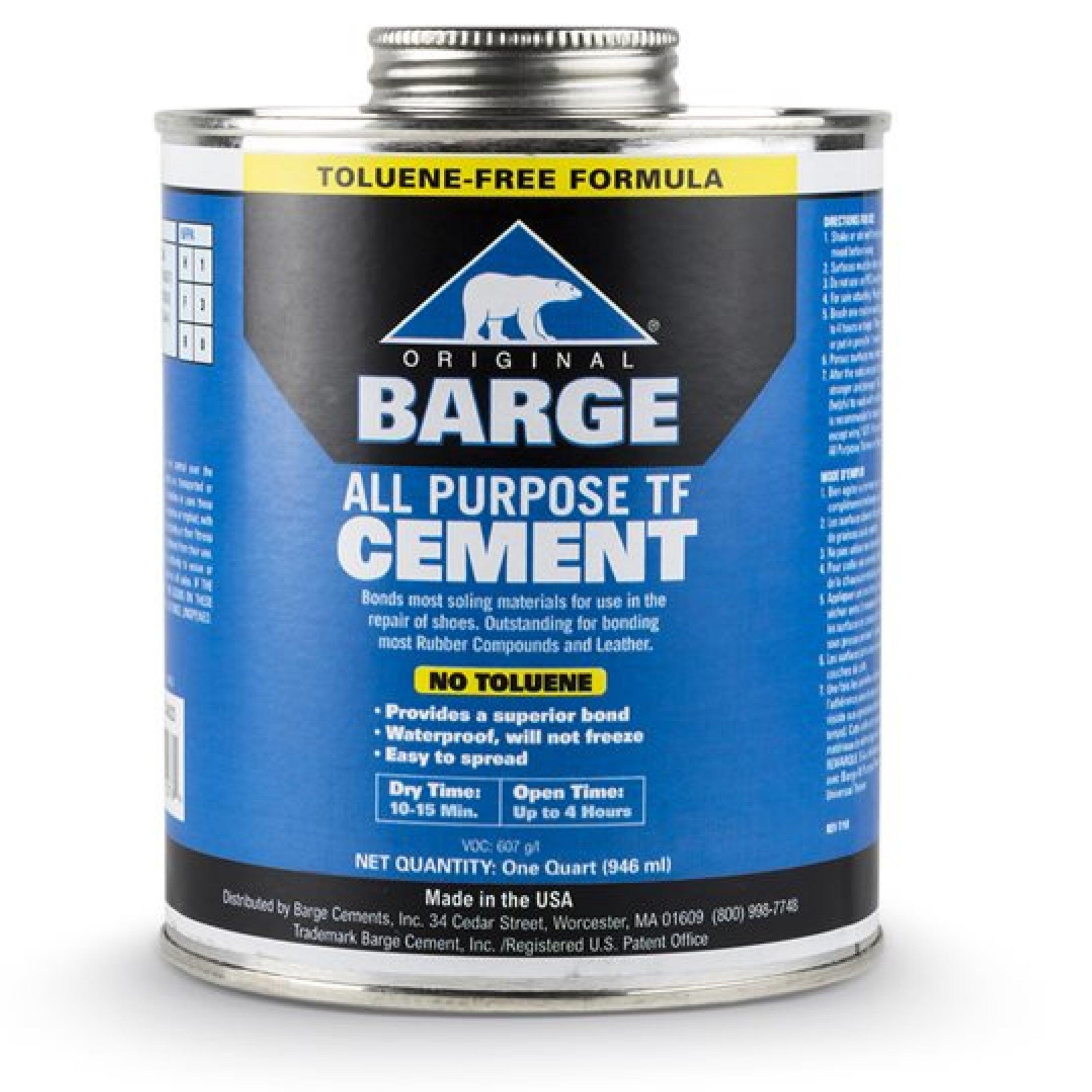 BARGE All-Purpose TF Cement Rubber Leather Shoe Waterproof Glue 1 Qt ( – My  Shoe Supplies
