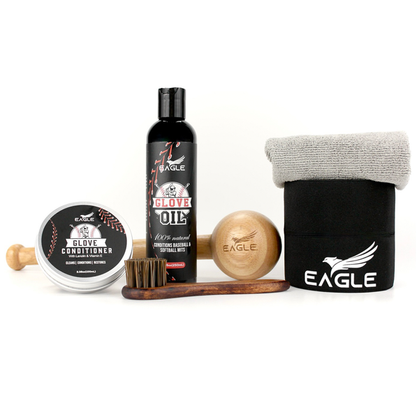 Eagle Glove Break in Kit - Includes Glove Oil, Conditioner, wrap, Mallet & applicator & Cloth