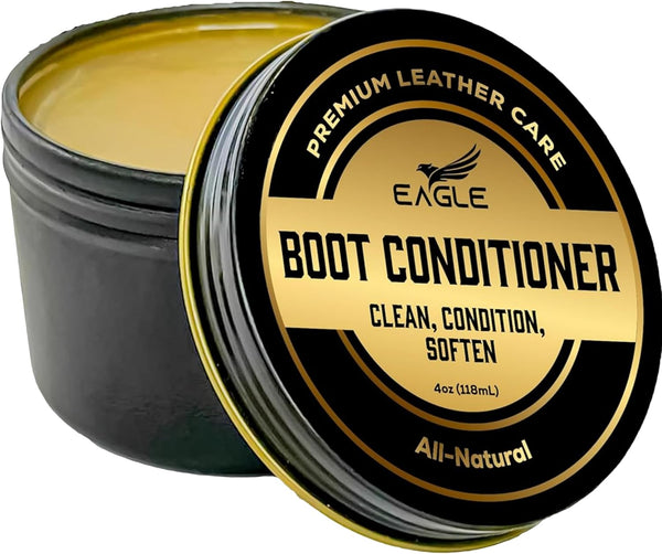 Eagle Leather Balm - Compatible with Dr. Martens Wonder Balsam - Premium Leather Conditioner for Boots, Shoes, and Jackets