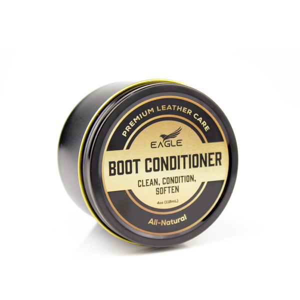 Eagle LP Heavy Duty Leather Conditioner (4 oz) Clean, Conditions & Softens Dry, Cracked, & Scratched Leather | No Greasy or Sticky Residue for Leather Shoes, Boots, Bags, Purses & More.