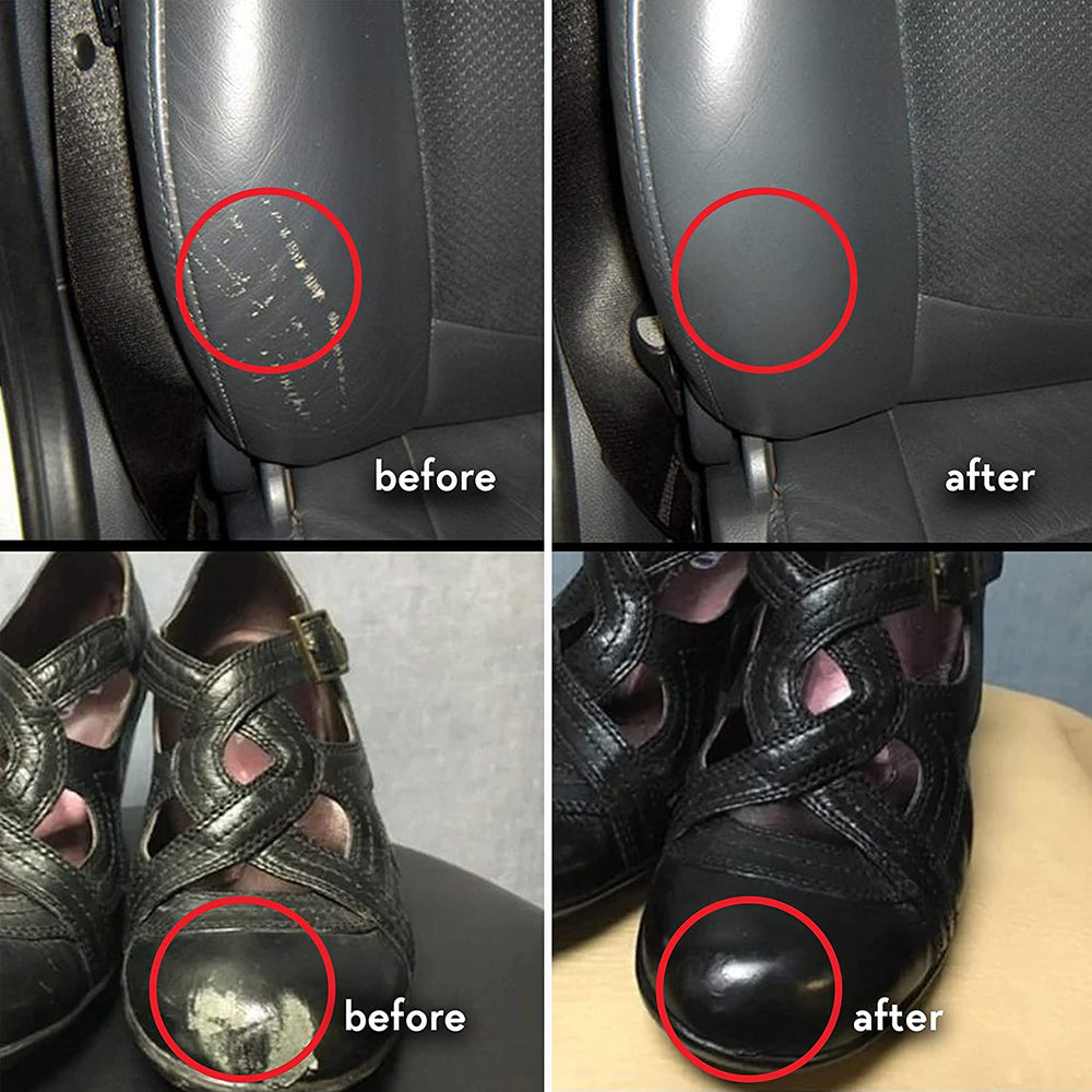 Luxury Leather Repair Black Crack and Crease Filler – Auto