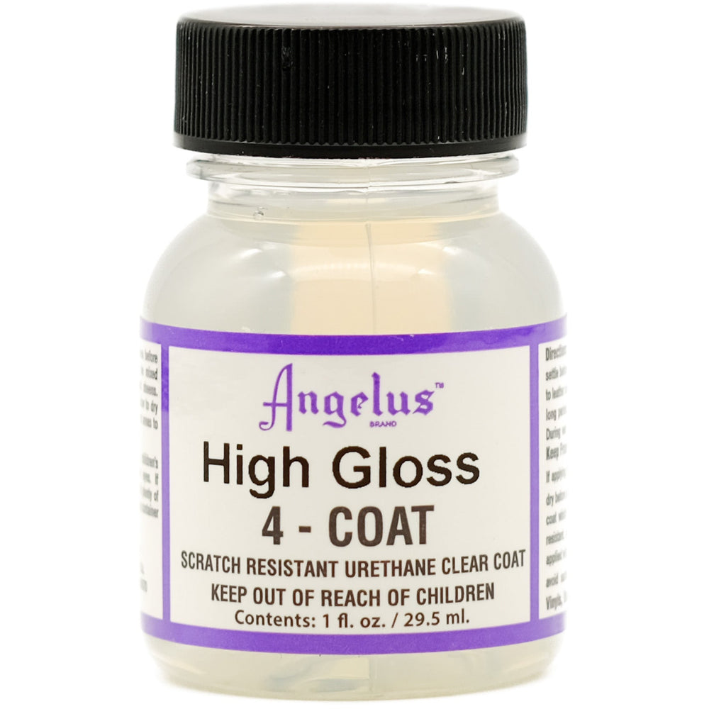 Angelus Acrylic Finisher Satin High Gloss #615 | Leather Dye Sealer |  Acrylic Paint Finish | Dye and Paint Sealer | Clear Coat