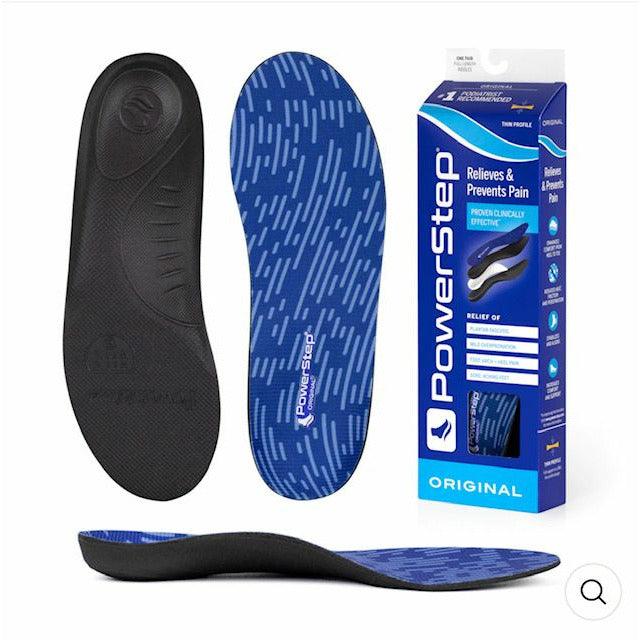 Dark Slate Blue Powerstep Original Full Orthotic Arch/ Heel Support Insoles