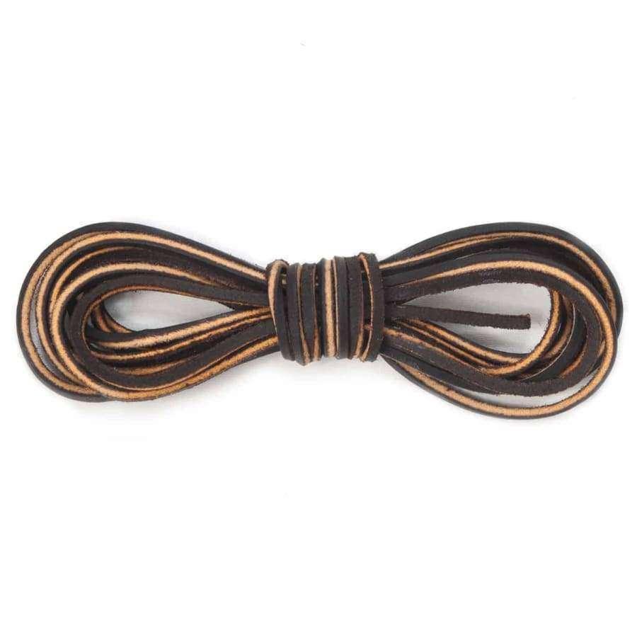 Leather Boot Shoe Laces Shoelaces in All Colors - 72 Inches Made in USA, Black by Shoe Care Co